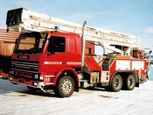 Scania 112H Simon Snorkel 3220 6x2 1986 года